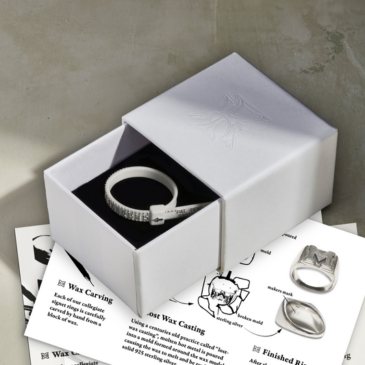 Custom Signet Ring Gift Package